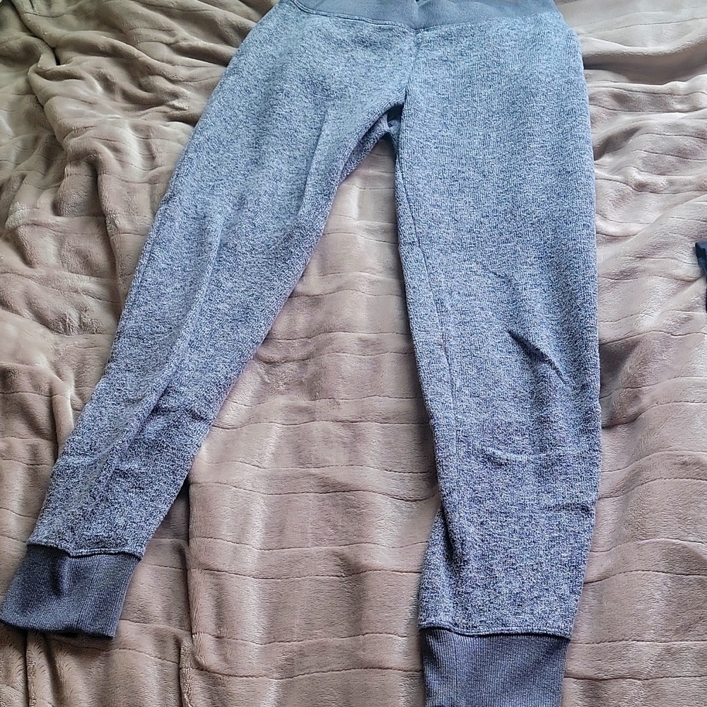 M SO 100% Polyester Gray Sweatpants